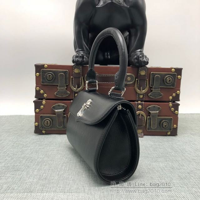chrome hearts包 克羅心十字架 貝殼復古小挎包 925銀配件 克羅心手提包  gjc1973